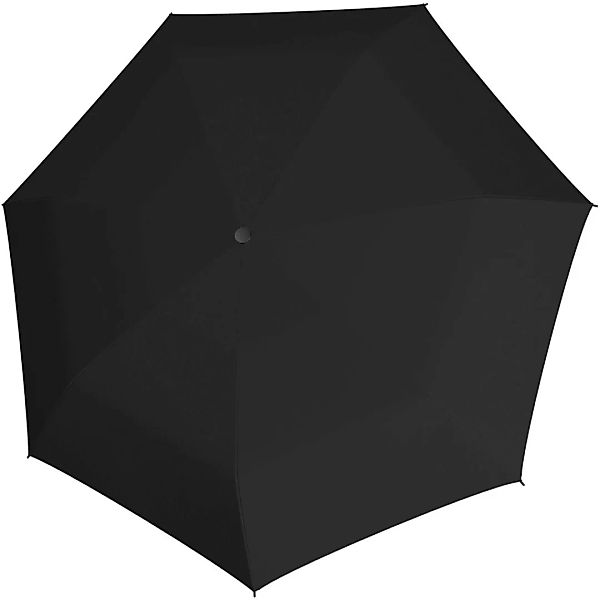 doppler Taschenregenschirm "Fiber Fun uni, schwarz" günstig online kaufen