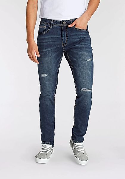 AJC Straight-Jeans mit Abriebeffekten an den Beinen günstig online kaufen
