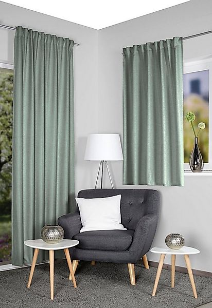 HOME WOHNIDEEN Vorhang ESKAMIO (1 St), Multifunktionsband, blickdicht, Ther günstig online kaufen