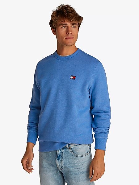 Tommy Jeans  Sweatshirt Reg Logo Badge Sweatshirt Tempo Blue Melange günstig online kaufen