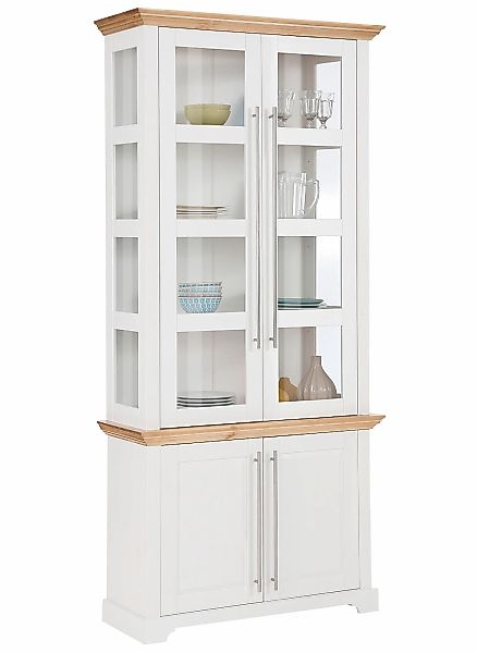 Home affaire Vitrine "Meliss", aus massiver Kiefer, FSC zertifiziert, Breit günstig online kaufen