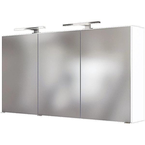Held Möbel 3D-Spiegelschrank Verona 120 cm Weiß günstig online kaufen