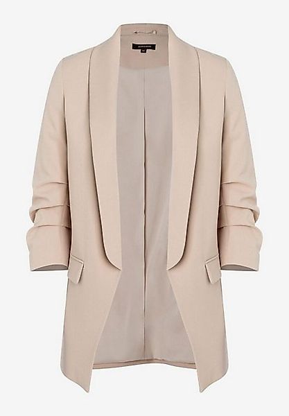 MORE&MORE Jackenblazer PES-Crepe Blazer w Draped Sleeves günstig online kaufen