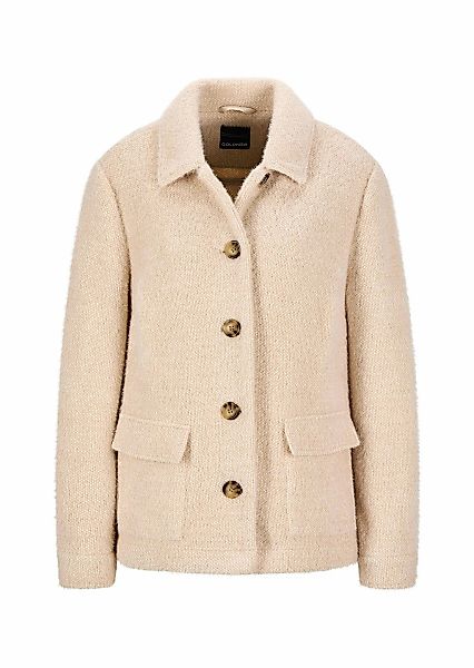 GOLDNER Kurzjacke "Kurzgröße Strickjacke mit dezenter Wabenstruktur" kusche günstig online kaufen