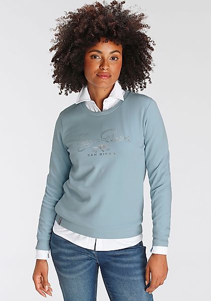 KangaROOS Sweatshirt Langarm, figurumspielende Passform günstig online kaufen