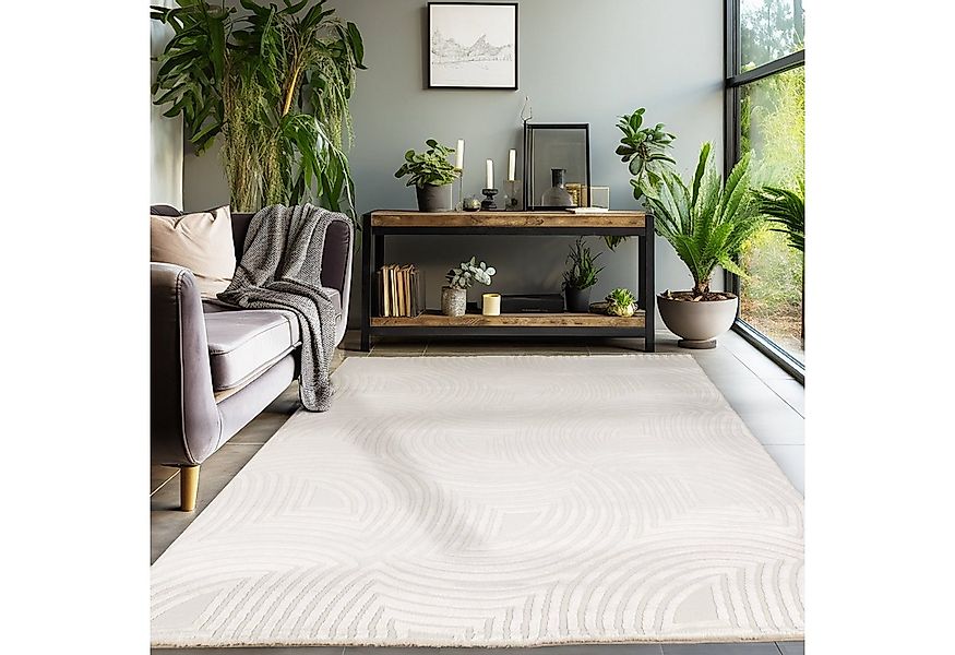 SIMPEX24 Designteppich Skandinavisches Boho Design, Läufer, Höhe: 12 mm, Te günstig online kaufen