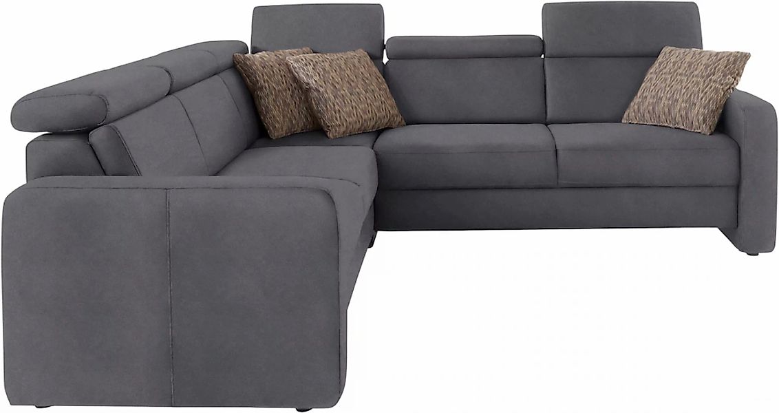 sit&more Ecksofa »Bologna L-Form«, Kopfteilverstellung, wahlweise mit Bettf günstig online kaufen
