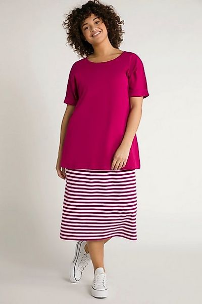 Ulla Popken Jerseykleid Bellieva-Kleid Jersey oversized doppellagig GOTS günstig online kaufen