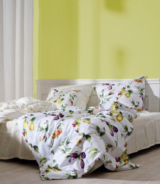APELT Bettwäsche "Limone Gots" 2 Stk. tlg. Bio-Baumwolle, Pflegeliecht günstig online kaufen