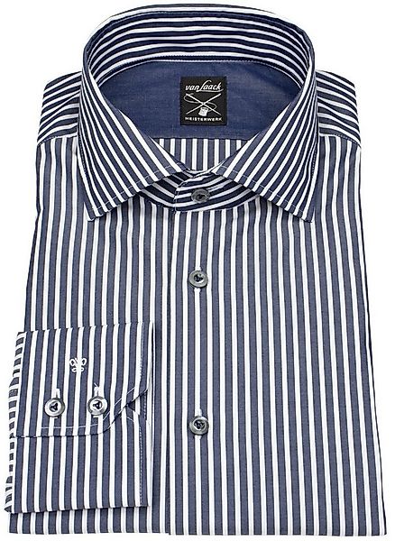 Van Laack Langarmhemd leicht tailliert Haifischkragen günstig online kaufen