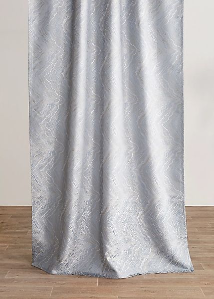 Jacquard Vorhang mit Wellen (1er Pack) günstig online kaufen