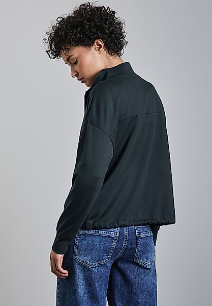 STREET ONE Sweatjacke, aus stretchigem Viskosematerial günstig online kaufen