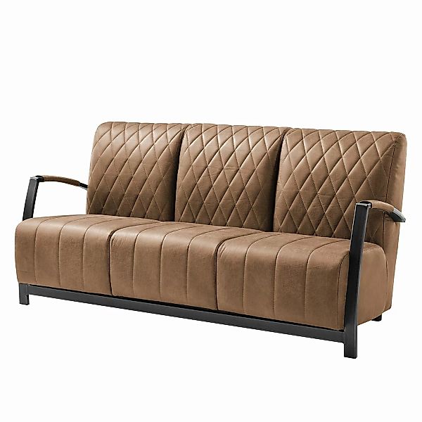 home24 ars manufacti Sofa Straid 3-Sitzer Cubanit Mischgewebe 168x83x83 cm günstig online kaufen