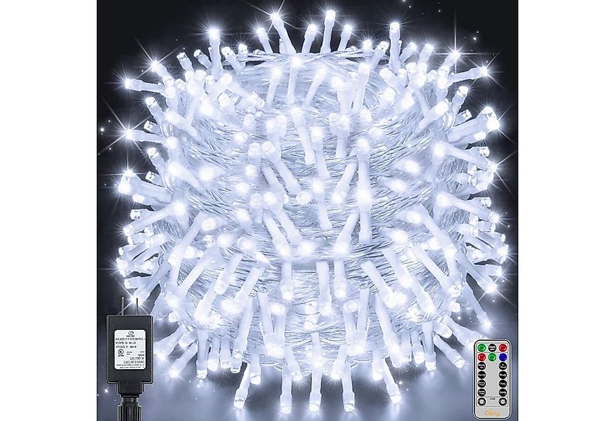 Ollny LED-Lichterkette, 600-flammig, 60m LED vielseitige Beleuchtung, 8 Mod günstig online kaufen
