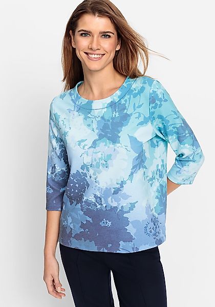 Olsen Sweatshirt (1-tlg) mit seitlichen Schlitzen günstig online kaufen