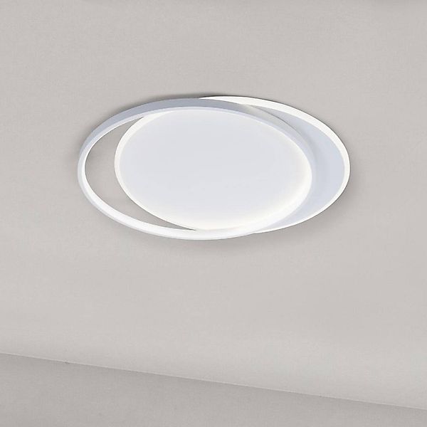 LED-Deckenlampe Evelyn, weiß, Länge 55 cm, Metall günstig online kaufen
