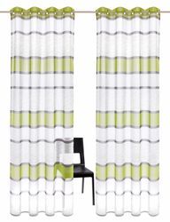 my home Gardine "Jay" Ösen 2 Stk. tlg. Vorhang, 2-er Set, Fertiggardine, tr günstig online kaufen