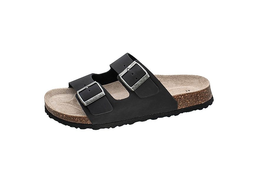 Fischer-Markenschuh Bruno Pantolette aus Leder, mit gepolstertem Lederfußbe günstig online kaufen