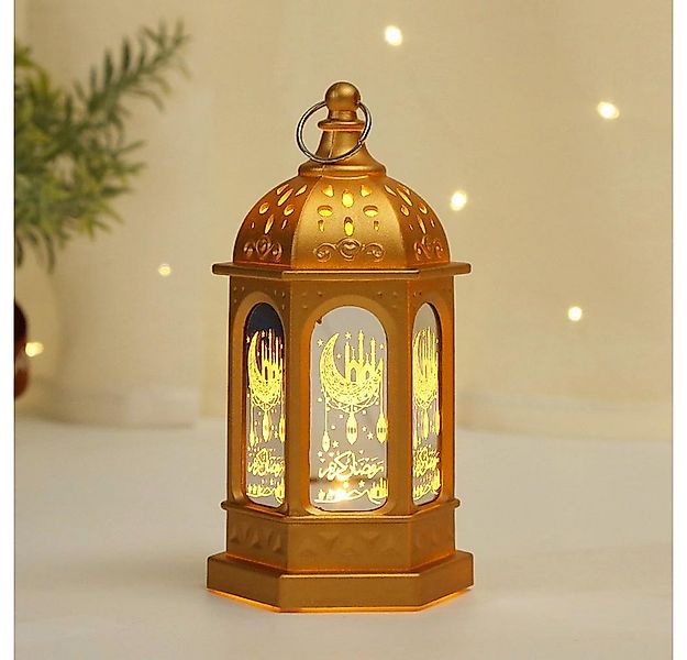 MUPOO Kerzenhalter LED Eid Mubarak Laterne Lichter,Hängende Laterne (1 St), günstig online kaufen
