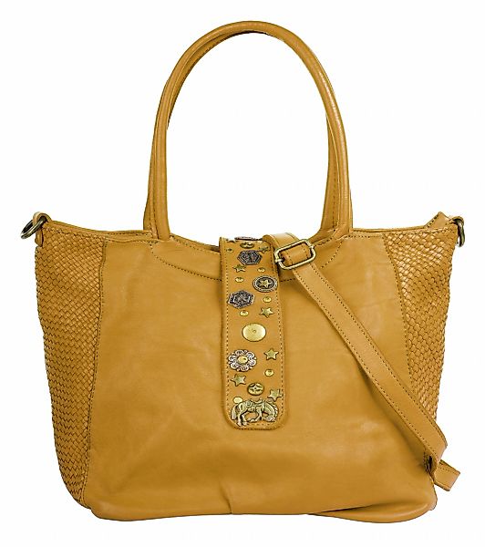 forty Henkeltasche, echt Leder, Made in Italy günstig online kaufen