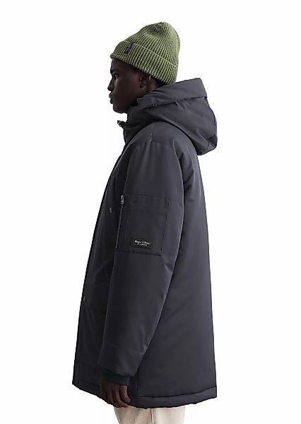 Marc OPolo Outdoorjacke "aus wasserabweisendem Micro-Canvas", mit Kapuze günstig online kaufen