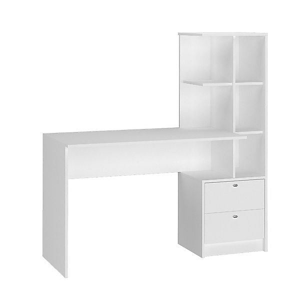 Vicco Schreibtisch Denton, Weiß, 136 x günstig online kaufen