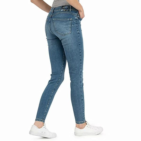 SUBLEVEL Slim-fit-Jeans Damen Jeans Skinny Slim Fit Jeanshose Hose Röhre De günstig online kaufen