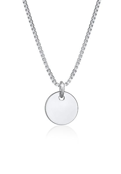 Elli Kette mit Anhänger Plättchen Coin günstig online kaufen
