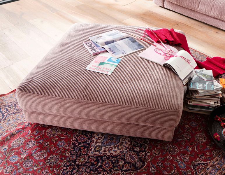 PLACES OF STYLE Hocker "Enisa" passend zum "Enisa"-Sofa, Bezug in Cord günstig online kaufen