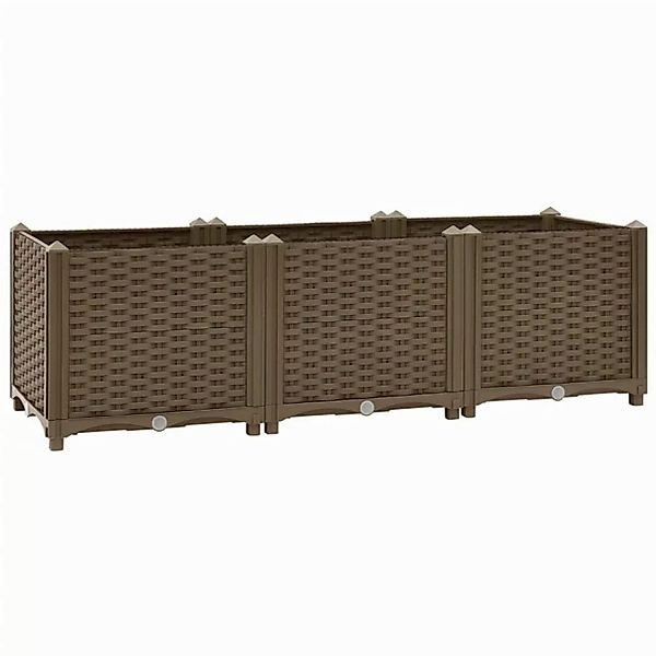 vidaXL Hochbeet 120x40x38 cm Polypropylen 836299 günstig online kaufen
