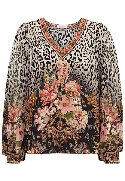 Princess goes Hollywood Blusentop aus Seide mit Schmucksteinen günstig online kaufen