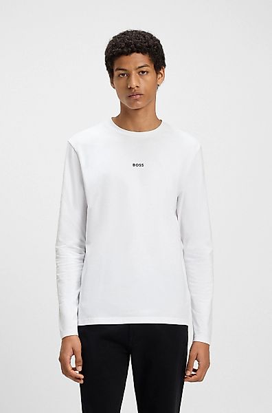 BOSS ORANGE Langarmshirt "TChark", mit Rundhalsausschnitt günstig online kaufen