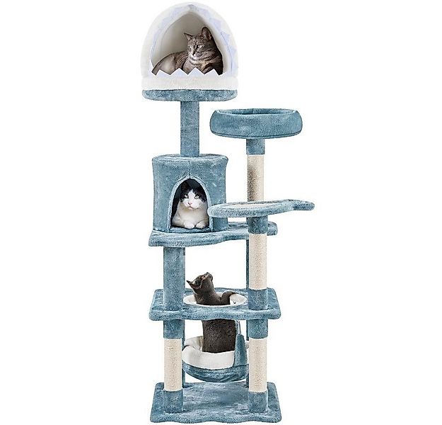 Yaheetech Kratzbaum 155 cm (H), Katzenbaum mit Katzenhöhle & Katzenbett & K günstig online kaufen