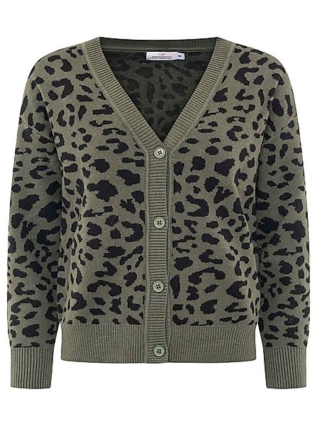 Zwillingsherz Strickpullover "Classic Leo" Animal-Muster günstig online kaufen