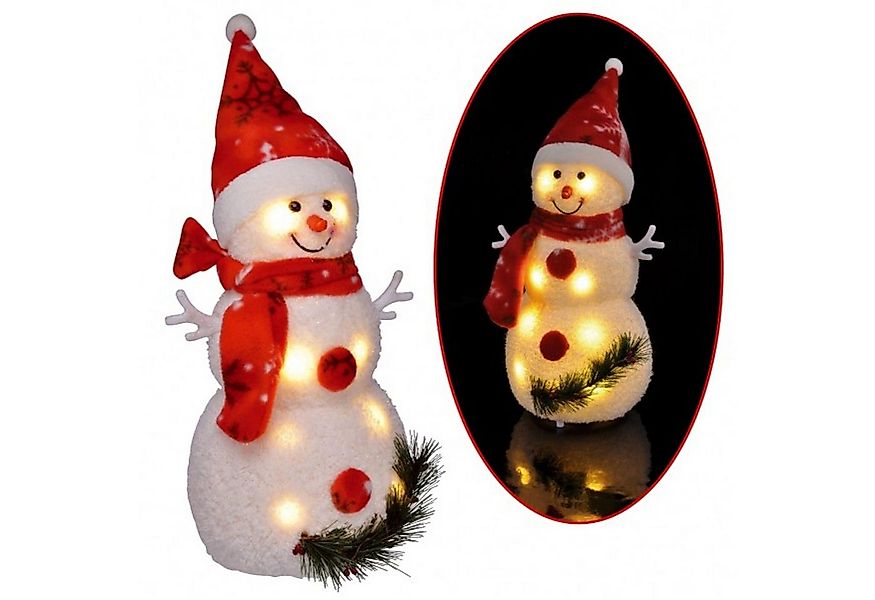 Haushalt International LED-Dekofigur LED Schneemann Weihnachtsdeko Fensterd günstig online kaufen