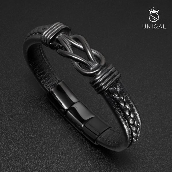 UNIQAL.de Lederarmband Unendlichkeit Leder Armband "INFINITY" günstig online kaufen