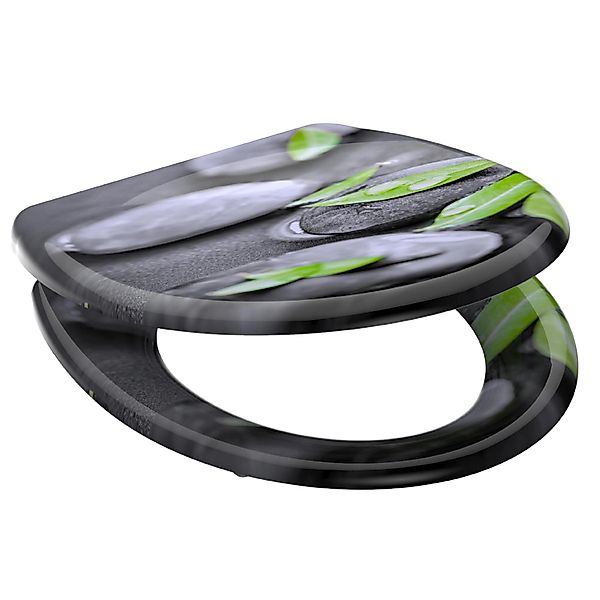 Schütte WC-Sitz Stone, Duroplast, mit Absenkautomatik und Schnellverschluss günstig online kaufen