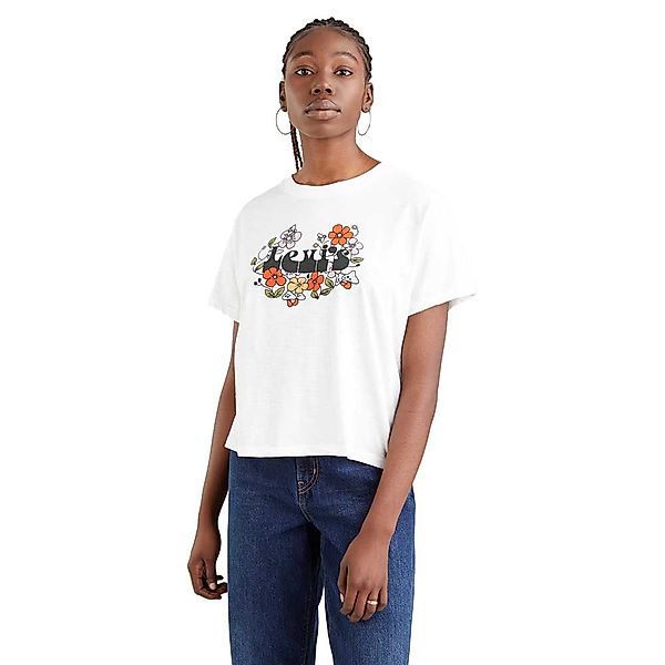 Levi´s ® Graphic Varsity Kurzarm T-shirt S Cosmos Flowers / Cloud Dancer günstig online kaufen