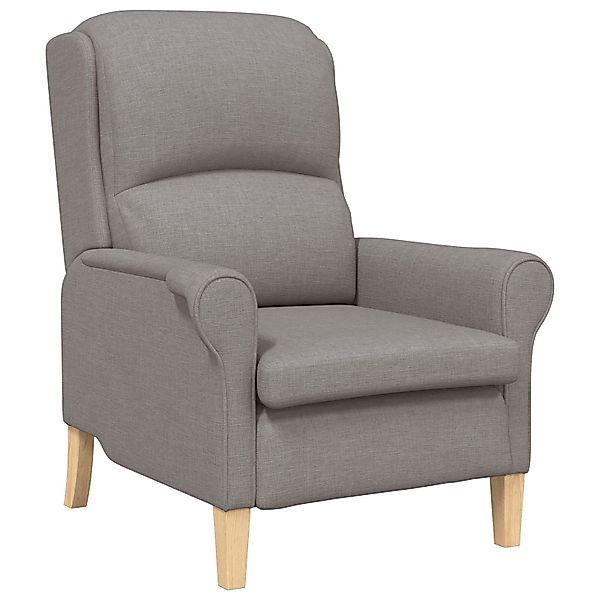 vidaXL Sessel Moderner Sessel Taupe Polyesterstoff günstig online kaufen