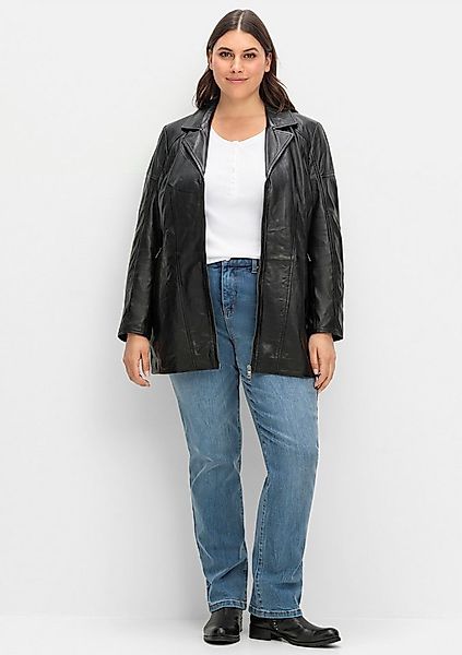 Sheego Allwetterjacke Lederjacke günstig online kaufen