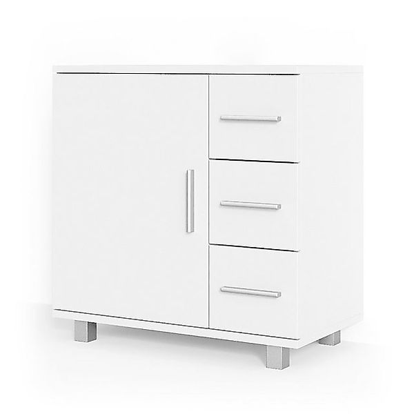Vicco Waschbeckenunterschrank Ilias Weiß 60 x 61 cm günstig online kaufen