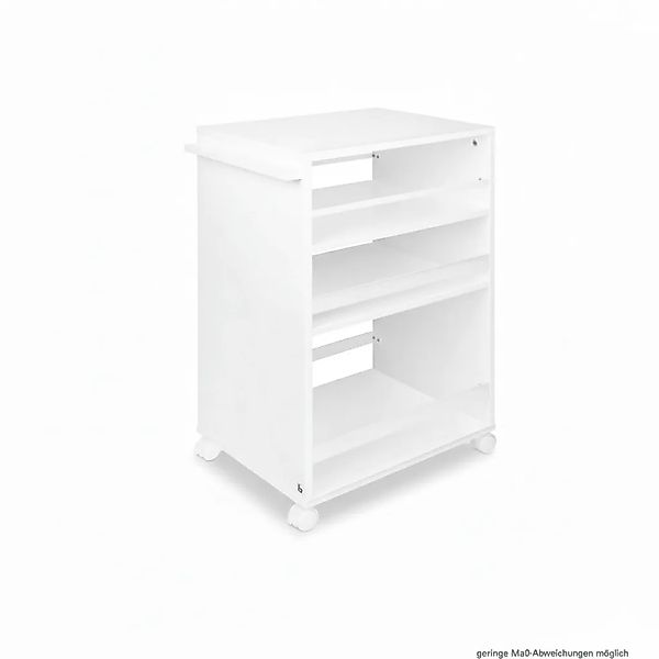 Bomoe Nischenwagen Servierwagen auf Rollen mit 3 Bengt 50x38x79cm Weiß günstig online kaufen