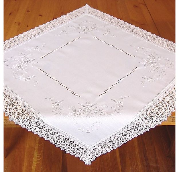 matches21 HOME & HOBBY Tischdecke Tischdecke CORA Spitze & Stickerei Landha günstig online kaufen