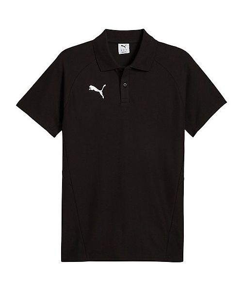 PUMA T-Shirt teamEVOSTRIPE Polo Weiß Baumwolle günstig online kaufen