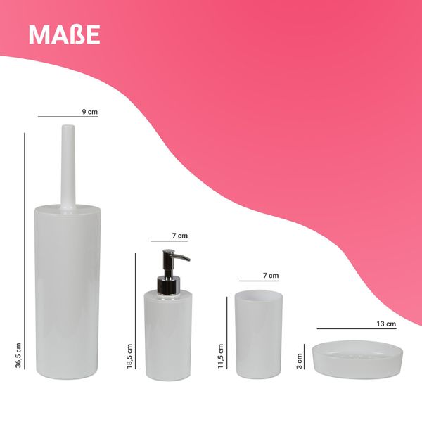 Bestlivings Seifenspender badkomfort, (Kombi-Set, 4-tlg), 4-teiliges günstig online kaufen