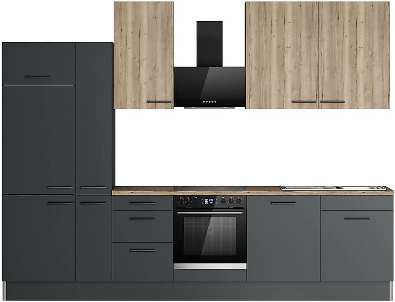OPTIFIT Küchenzeile "Fiona", Breite 320 cm, mit Hanseatic-E-Geräten,in Prem günstig online kaufen