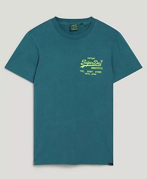 Superdry T-Shirt NEON VL T SHIRT Hydro Blue günstig online kaufen