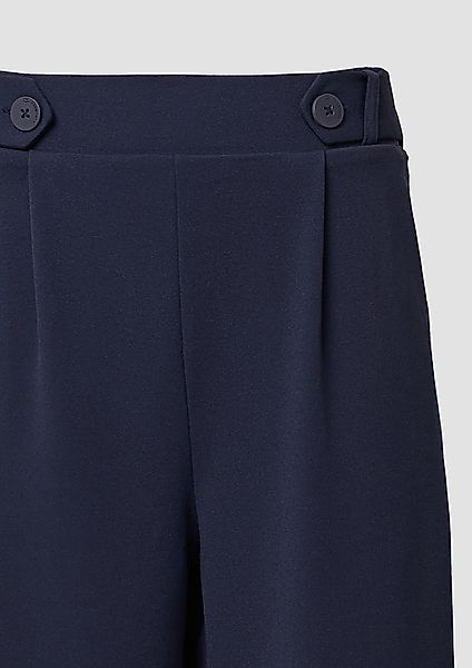 QS 7/8-Hose Culotte aus Interlockjersey Logo günstig online kaufen