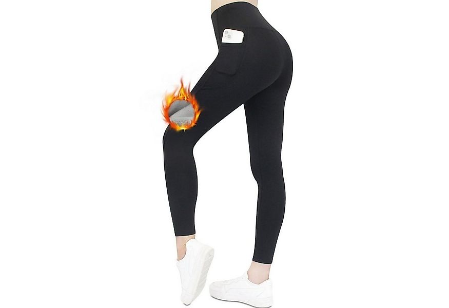 Frentree Thermoleggings Damen mit Fleece Gefütterte Thermo Leggings für Win günstig online kaufen