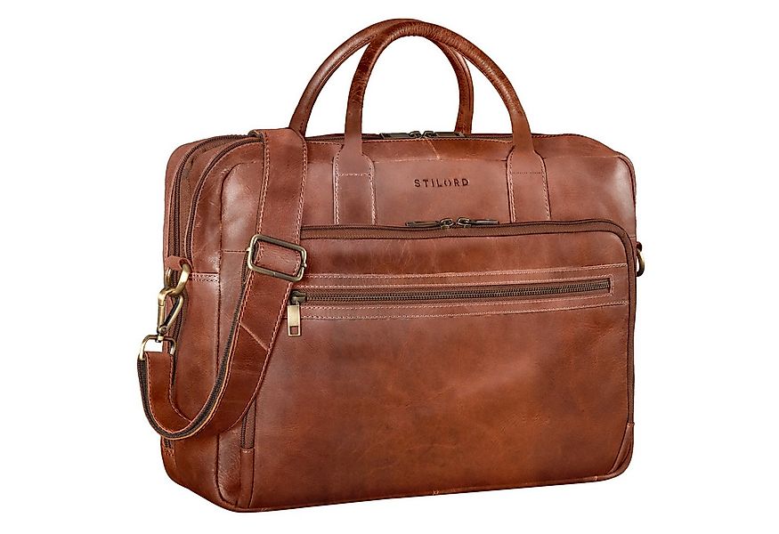 STILORD Laptoptasche "Dawson" Leder Aktentasche Umhängetasche günstig online kaufen